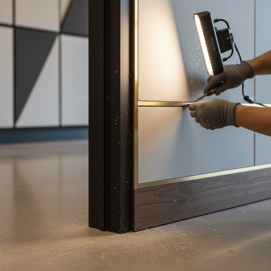 Commercial tenant improvement finishing work