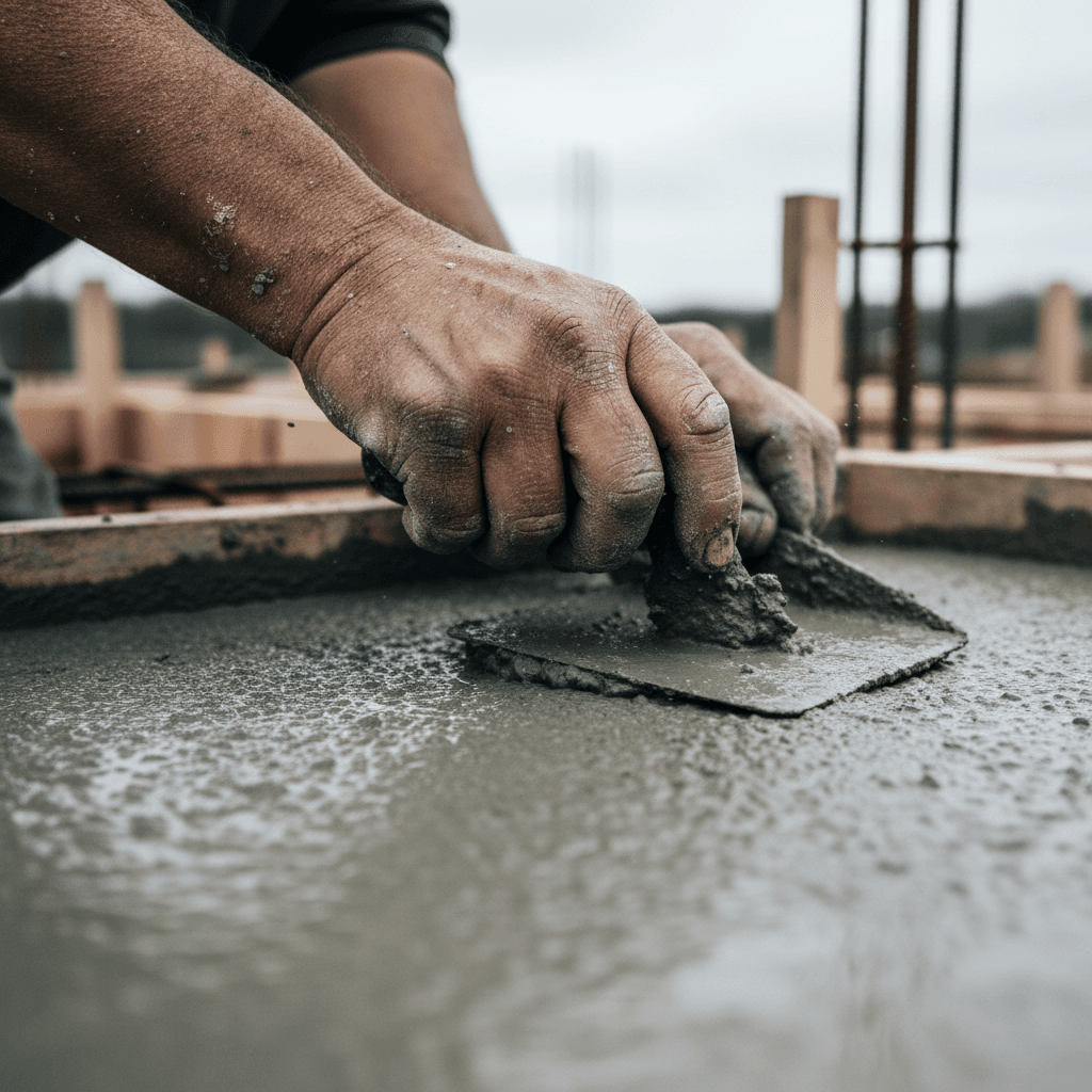 Concrete work and foundation craftsmanship