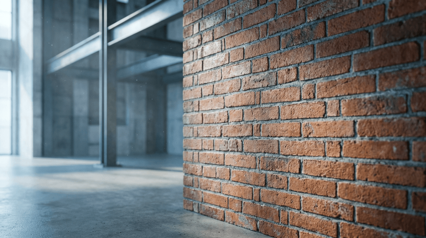 Commercial office space undergoing renovation with new framing and flooring installation