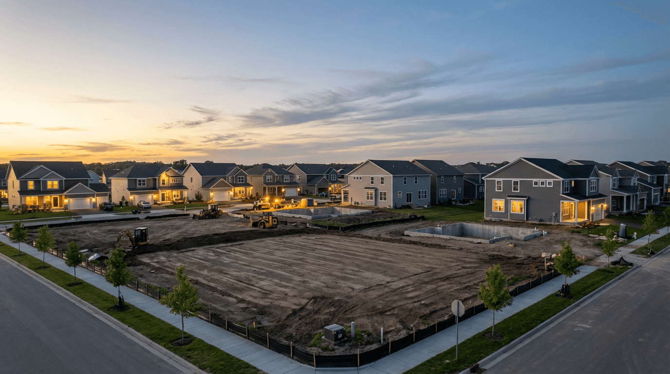 Custom home building project